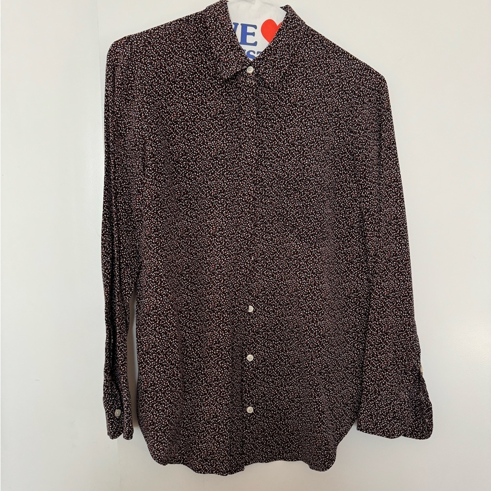 Jcrew button up blouse size 2